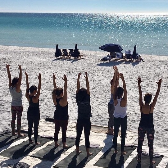 Yoga Beach Yoga Class Destin Florida